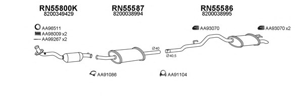 VENEPORTE 550641 Exhaust System
